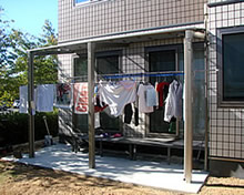 テラス施工後